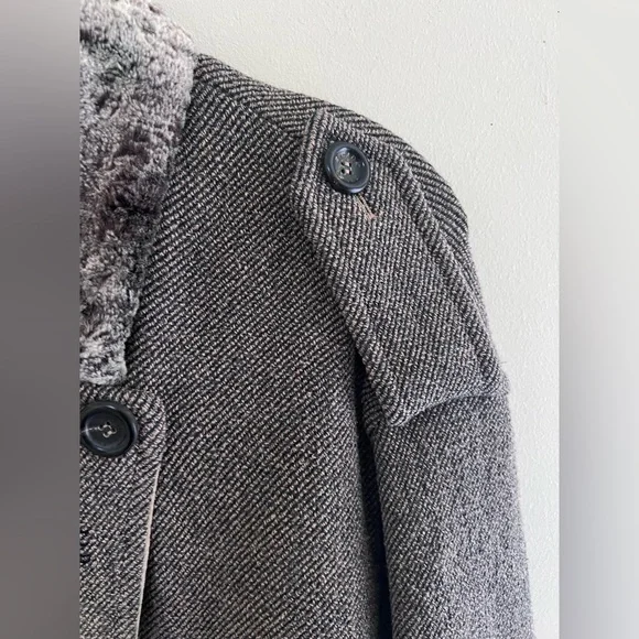 Vintage Escada brown Double-Breasted Pea Coat - Picture 6 of 15